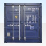 20ft Shipping Container (One Trip) Blue (RAL 5013)