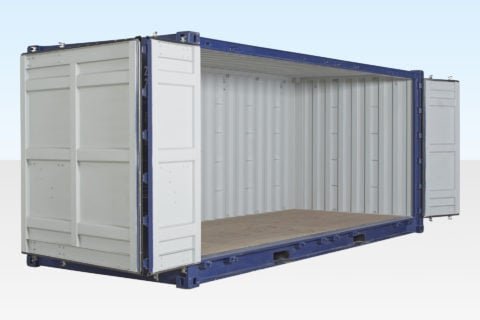20ft x 8ft Raised Bunded Store