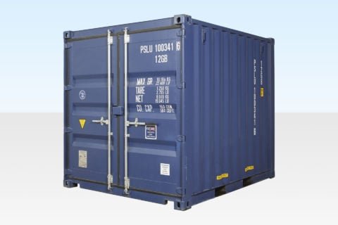 40ft High Cube Container – Blue One Trip (9ft 6″ high)