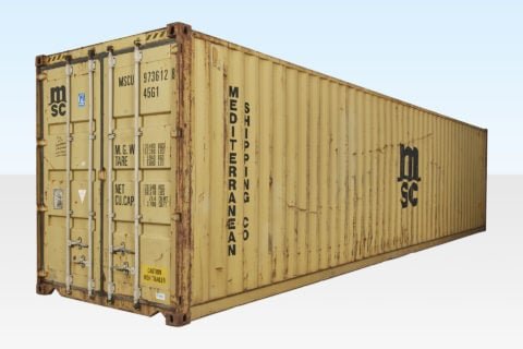 20ft High Cube Container – One Trip (9ft 6′ high)