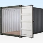 40ft High Cube Container – Green One Trip (9ft 6″ high)
