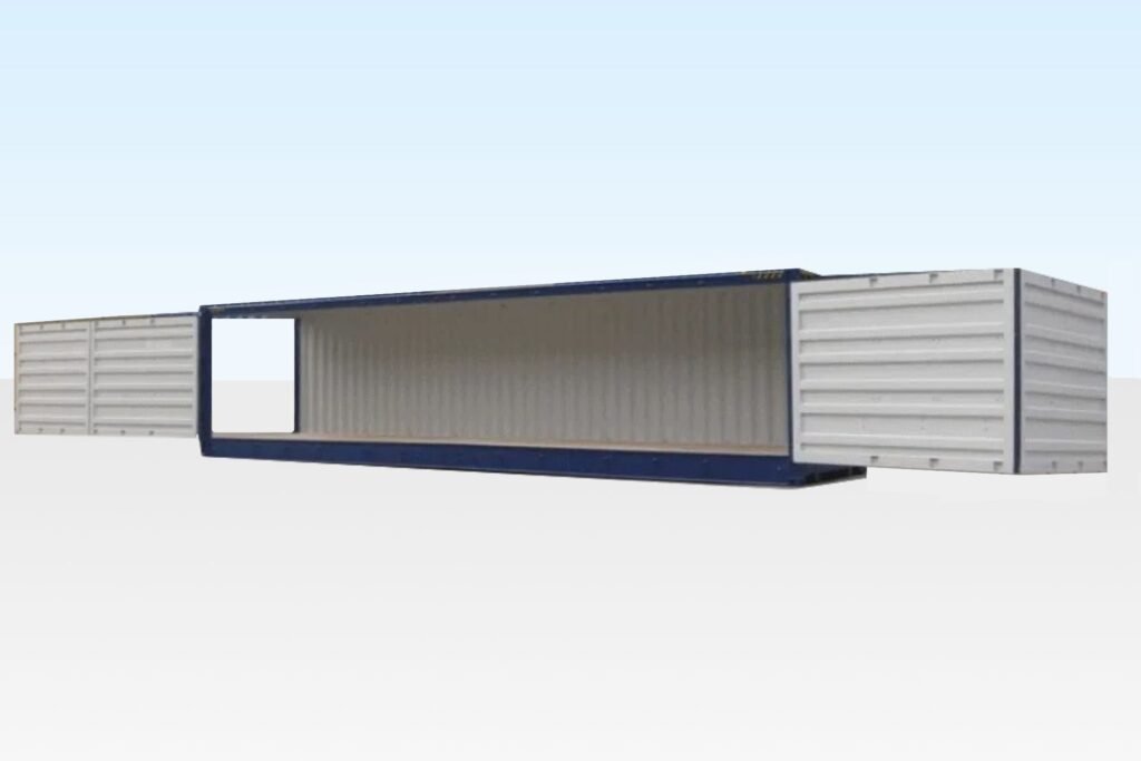 40ft High Cube (9′ 6″ high) Full Side Access Container